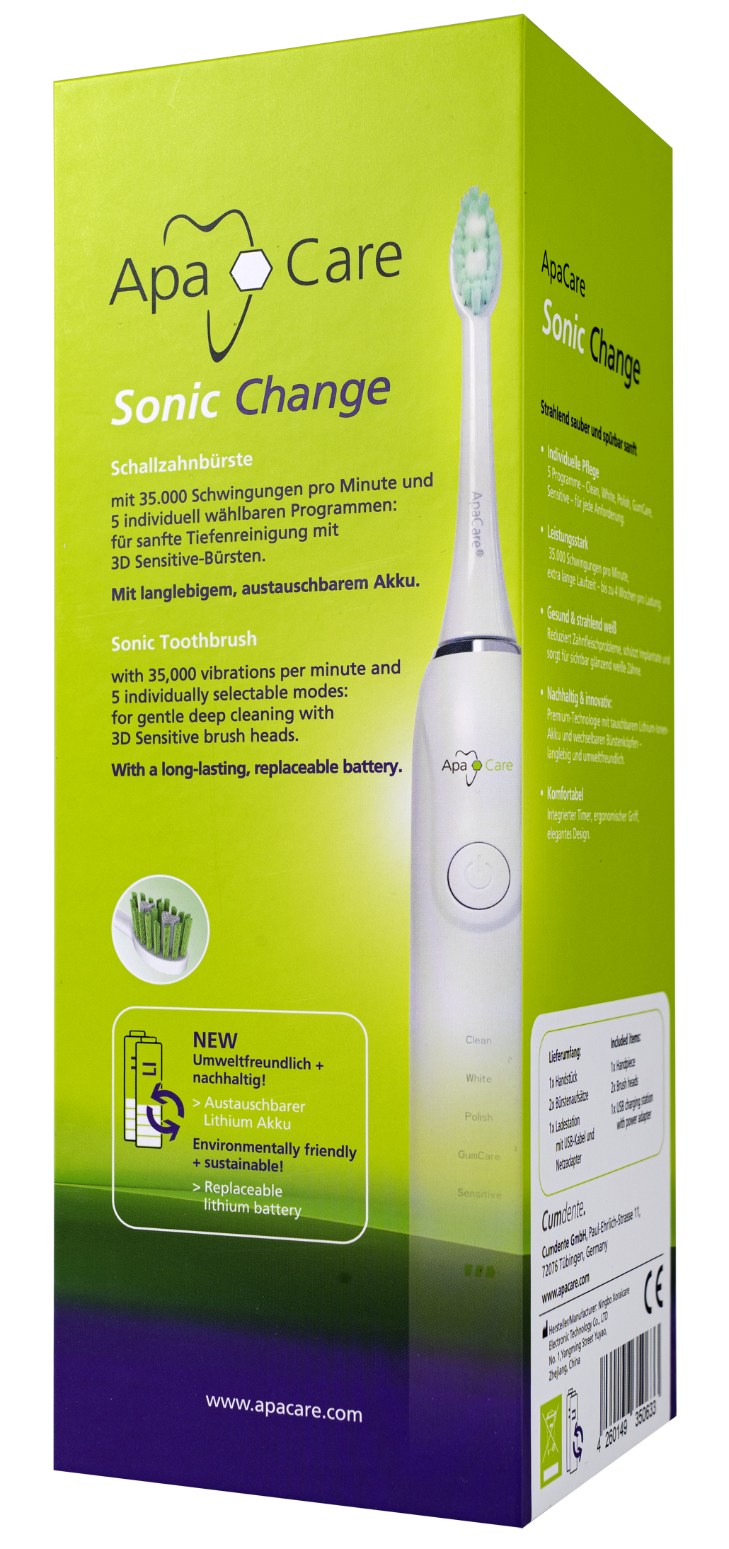 ACCU Change Sonic sonische tandenborstel