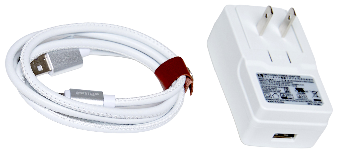 Reserve-oplader met USB-kabel