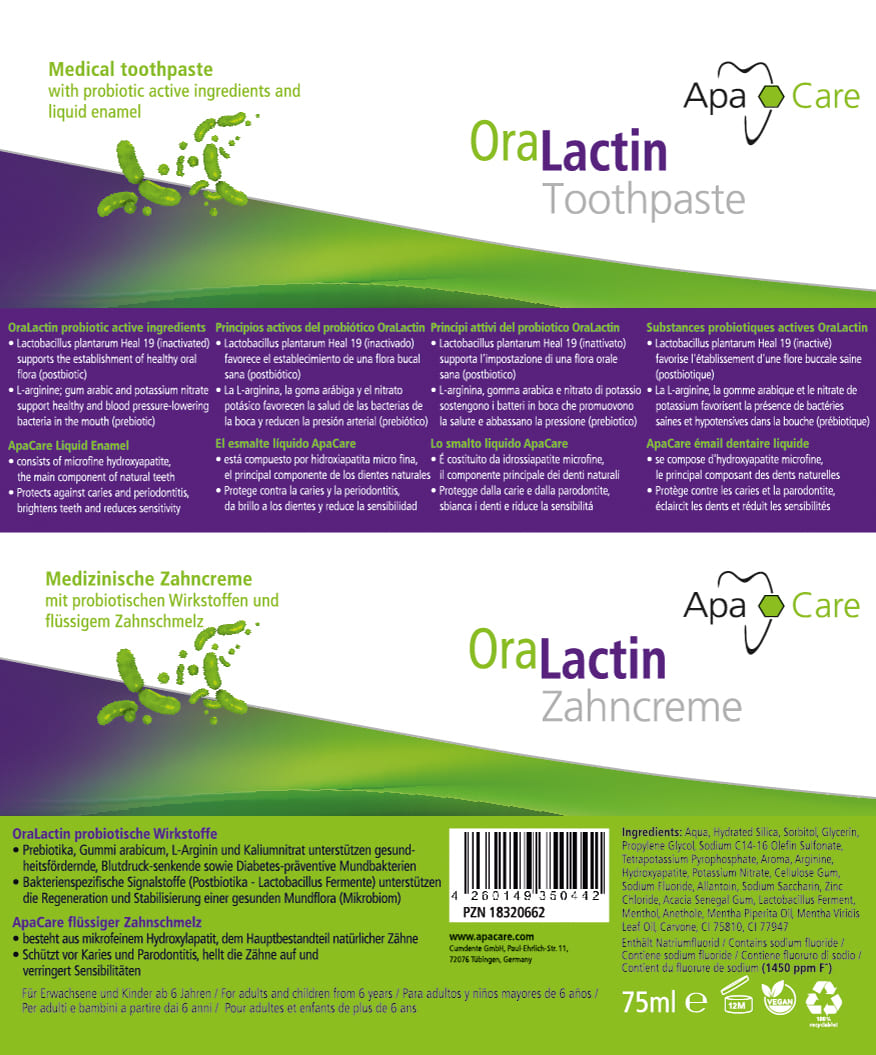 3x Medische tandpasta met probiotische werking