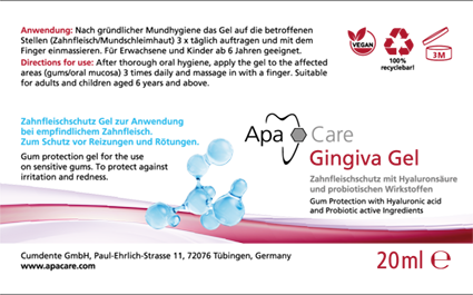 Gingiva Gel Tube Beschreibung
