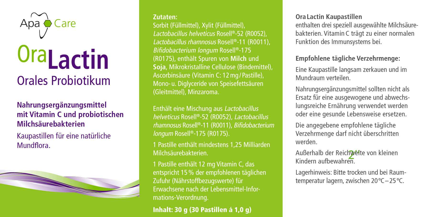 OraLactin Kauwbare pastilles