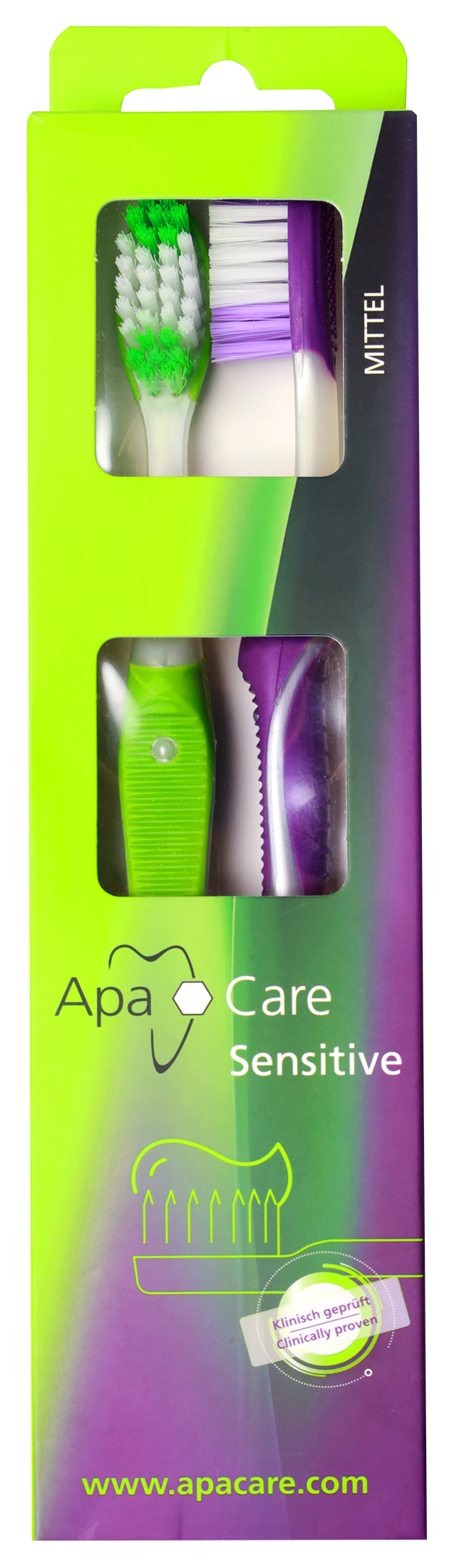 Sensitive 3D Micro Clean Handtandenborstel 2-delige set